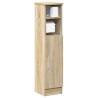  Bathroom Cabinet with Roll Holder Sonoma Oak 20.5x22x90 cm Colour sonoma oak Number of 1 