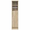 Bathroom Cabinet with Roll Holder - Sonoma Oak 20.5x22x90 cm