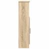 Bathroom Cabinet with Roll Holder - Sonoma Oak 20.5x22x90 cm