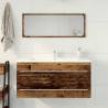 Retro Bathroom Sink Cabinet - Old Wood 100x38.5 cm | HipoMarket