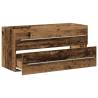 Retro Bathroom Sink Cabinet - Old Wood 100x38.5 cm | HipoMarket