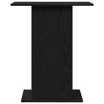 Aquarium Stand Black Oak 60.5x36x72.5 cm - Durable & Stylish