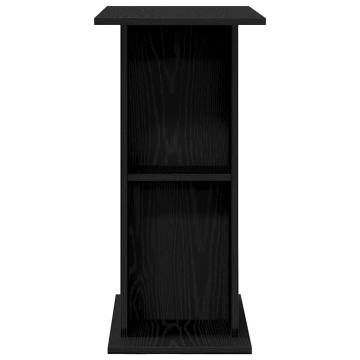 Aquarium Stand Black Oak 60.5x36x72.5 cm - Durable & Stylish