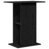 Aquarium Stand Black Oak 60.5x36x72.5 cm - Durable & Stylish