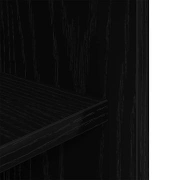 Aquarium Stand Black Oak 60.5x36x72.5 cm - Durable & Stylish