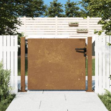 Garden Gate 105x80 cm Corten Steel | Durable & Elegant