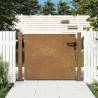  Garden Gate 105x80 cm Corten Steel Size 105 x 80 cm 