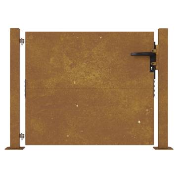 Garden Gate 105x80 cm Corten Steel | Durable & Elegant