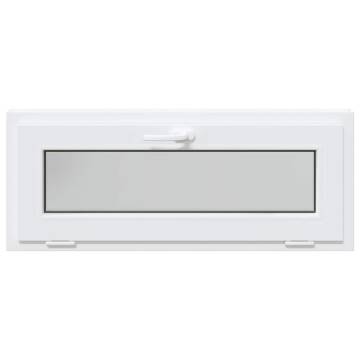 Basement Window RISOR 100x40 cm Tilt 3 Glazing White