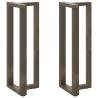  Bar Table Legs T-Shaped 2 pcs Natural Steel 50x35x(110-111) cm Steel Colour natural Size 50 x 35 x (110-111) cm Quantity in Package 1 Number of 