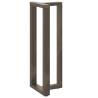 T-Shaped Bar Table Legs - 2 pcs Natural Steel | Hipomarket