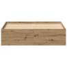 Stylish Artisan Oak Bed Frame 135x190 cm - HipoMarket