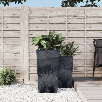 Stylish Anthracite Planter with Removable Inner - 2149 L