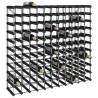 Wine Rack for 120 Bottles Black Solid Pine Wood Quantity in Package 1 Number of 120 Number of Bottles 