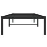 Elegant Metal Bed Frame 80x200cm - Black | Hipo Market