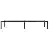 Elegant Metal Bed Frame 80x200cm - Black | Hipo Market