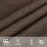 HDPE Sunshade Sail 5x7x7m Brown - UV Protection & Mould Resistant