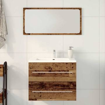 Bathroom Sink Cabinet Old Wood - Stylish & Durable 60x38.5 cm