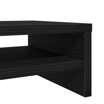 Monitor Stand Black Oak - Organize Your Desk | HiPO Market