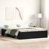  Bed Frame without Mattress Black Oak 160x200 cm Engineered Wood Colour black oak Size 160 x 200 cm 