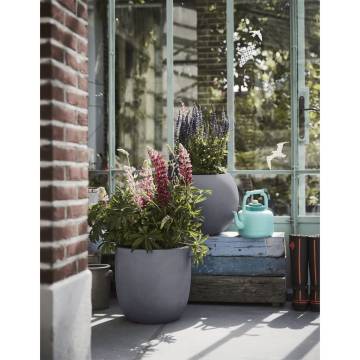 Capi Egg Planter Urban Smooth 54x52 cm Dark Grey | Hipomarket