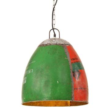 Industrial Hanging Lamp 25W Multicolour - 42 cm E27