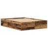 Old Wood Bed Frame 135x190 cm - Durable & Stylish