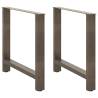  Coffee Table Legs Natural Steel 2 pcs 80x(72-73) cm Steel Colour natural Size 80 x (72-73) cm Quantity in Package 2 Number of 1 