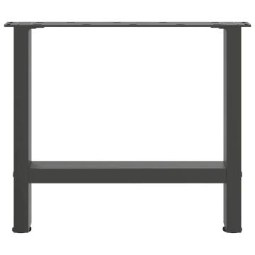 Coffee Table Legs Anthracite - 60x(42-43) cm Steel - 2 pcs