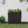  Planter with Removable Inner Brown 12 44 L PP Rattan Colour brown Quantity in Package 1 