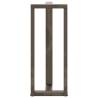 Bar Table Legs T-Shaped 2 pcs - Natural Steel 40x35x(100-101) cm