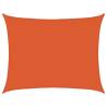 Sunshade Sail 160 gm² Rectangular Orange 6x7 m HDPE - Hipomarket