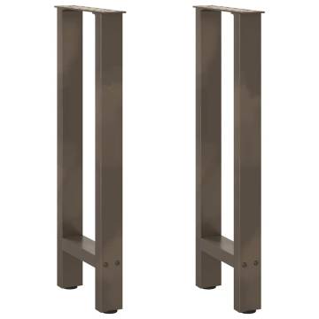 Coffee Table Legs Natural Steel, 2 pcs - Modern Design