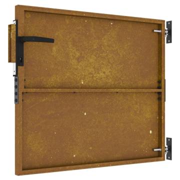 Garden Gate 85x75 cm Corten Steel - Durable & Stylish Entry