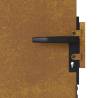 Garden Gate 85x75 cm Corten Steel - Durable & Stylish Entry