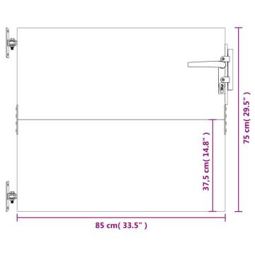 Garden Gate 85x75 cm Corten Steel - Durable & Stylish Entry