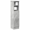  Bathroom Cabinet with Roll Holder Concrete Grey 20.5x22x90 cm Colour concrete grey Number of 1 