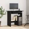  Desk Black Oak 80x45x74 cm Engineered Wood Colour black oak 