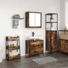  2 Piece Bathroom Furniture Set Smoked Oak Engineered Wood Number of Pieces 1 Number of smoked oak Colour 