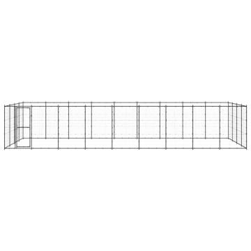 Outdoor Dog Kennel Steel 43.56 m² - Durable & Secure