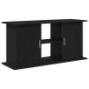 Black Oak Aquarium Stand - 121x41x58 cm Engineered Wood