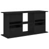 Black Oak Aquarium Stand - 121x41x58 cm Engineered Wood