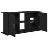 Black Oak Aquarium Stand - 121x41x58 cm Engineered Wood