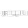 Outdoor Dog Kennel Steel 43.56 m² - Durable & Secure