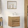  Bathroom Sink Cabinet Artisan Oak 41x38.5x45 cm Engineered Wood Colour artisan oak Size 41 x 38.5 x 45 cm Number of 1 Number of Pieces 