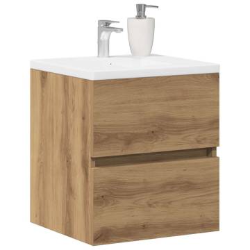 Bathroom Sink Cabinet Artisan Oak 41x38.5x45 cm | HipoMarket