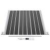 Fence Panel Set WPC 872x186 cm Black | Durable & Stylish