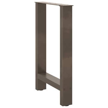 Coffee Table Legs Natural Steel - Durable & Stylish | Hipomarket