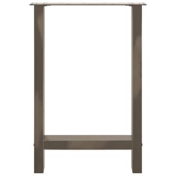 Coffee Table Legs Natural Steel - Durable & Stylish | Hipomarket