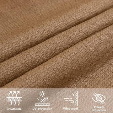 Taupe Sunshade Sail 3x3x4.2m - UV & Mould Resistant